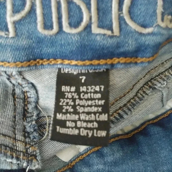 Blue Republic Embroidered Skinny Jeans - Picture 6 of 7